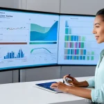 미디어 플래너 실무 능력 키우는 법 - **A Visionary Media Planner Navigating Data and Human Insights:**
    "A sophisticated, mid-career m...