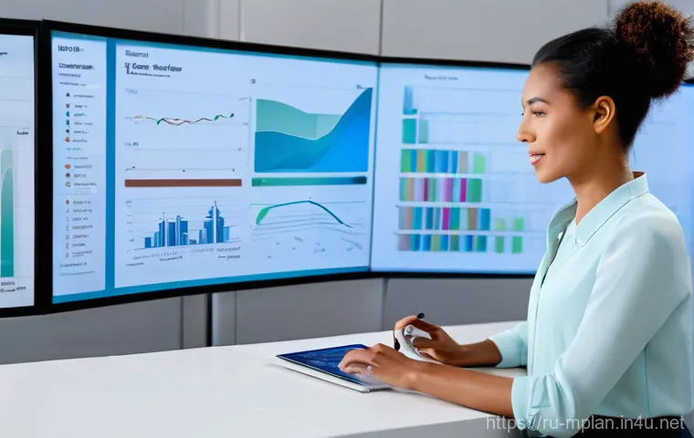 미디어 플래너 실무 능력 키우는 법 - **A Visionary Media Planner Navigating Data and Human Insights:**
    "A sophisticated, mid-career m...